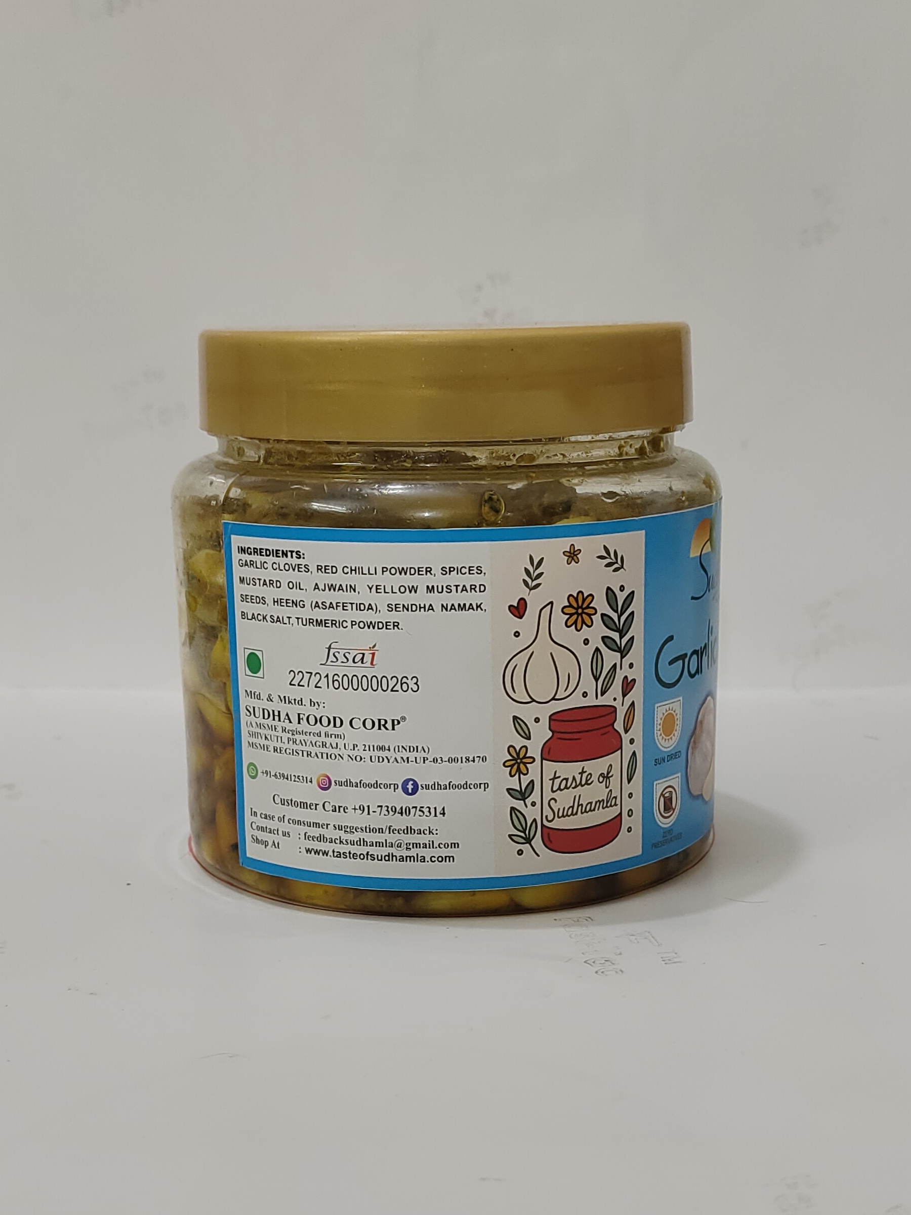 Homemade Garlic Pickle -Lehsun ka achar