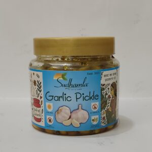 Bold & flavorful garlic cloves pickled in mustard oil. No preservatives. Taste the authentic homemade garlic pickle — order online now